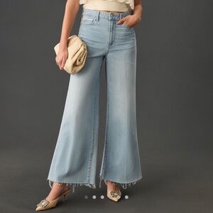 PAIGE | Harper High-Rise Wide-Leg Ankle Jeans